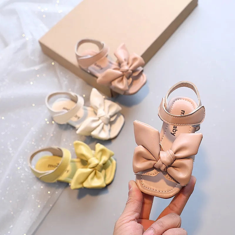 Knotted best sale bow sandals