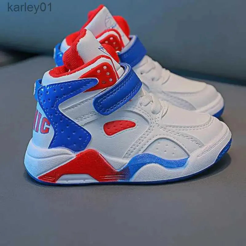 Tri Color High Top Cozy Fleece Lined Sneaker