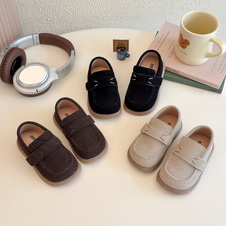 Mini Stride Suede Loafers