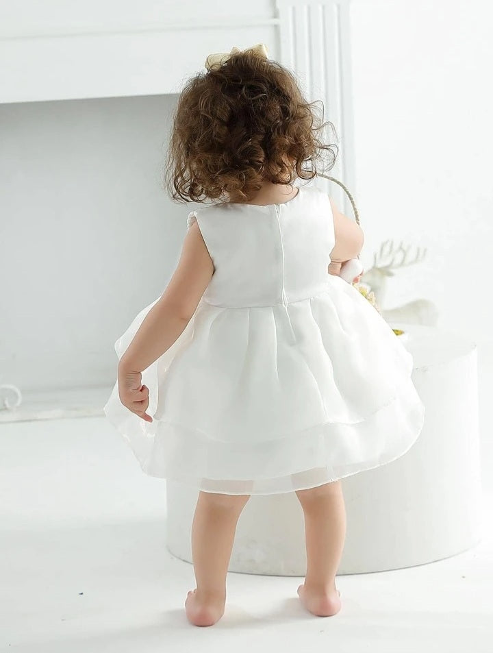 Sleeveless Butterfly Knot Layered Princess / Christening Dress – xoxobyRiley