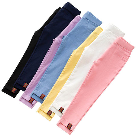 Girls' Turn up Pants