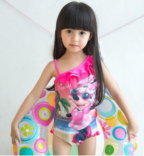 Girls minnie sales mouse swimsuit