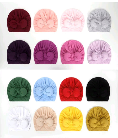 Puffy Bowknot Turban