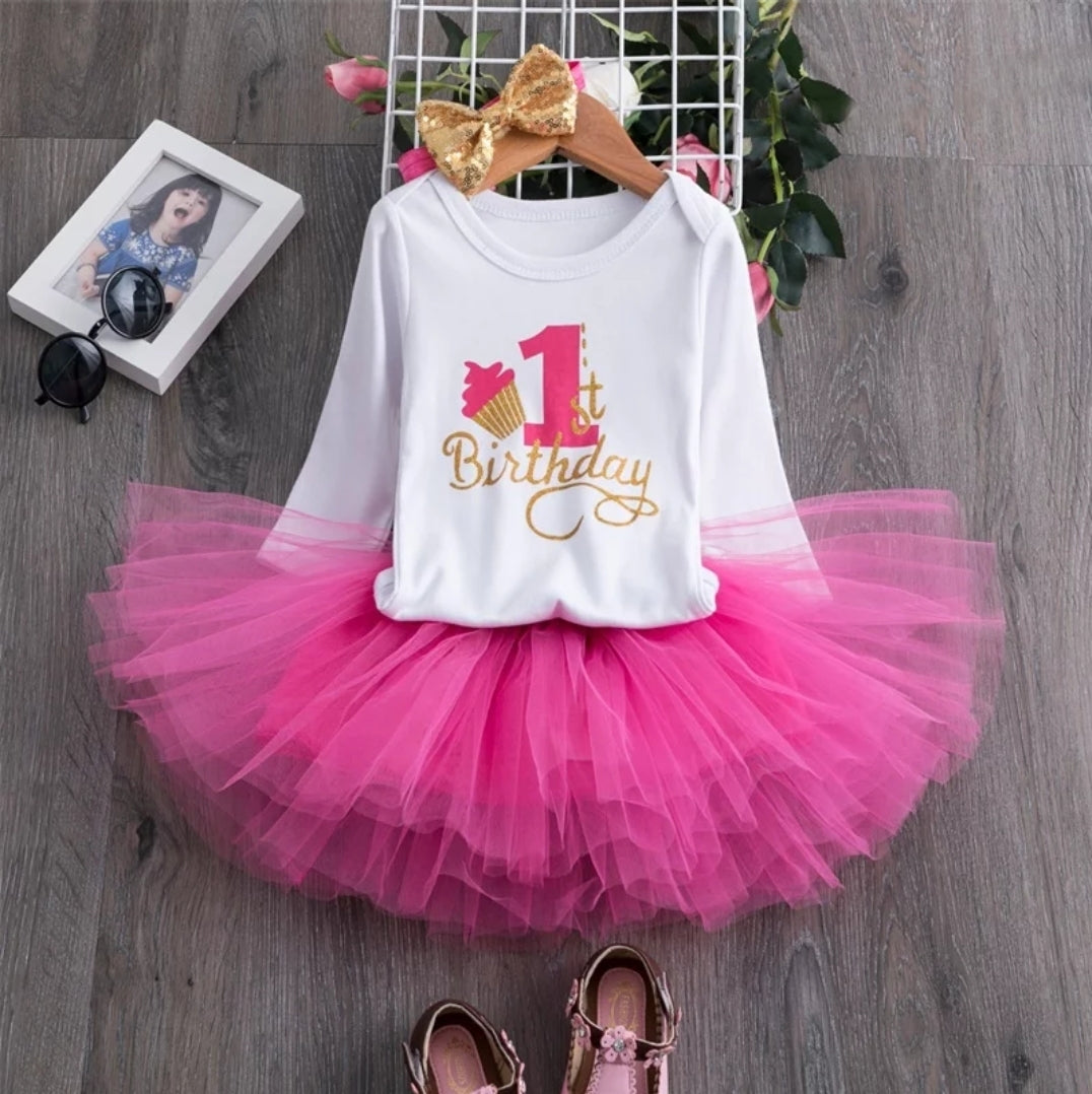Cupcake First Birthday Outfit Cupcake First Birthday Outfit