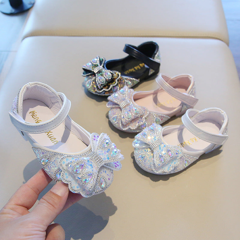 Elle Glimmer Gem Bowknot Flat
