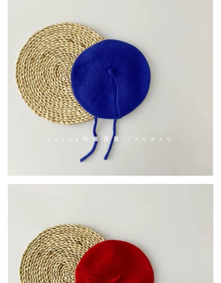 Luxe French Knit Classic Beret