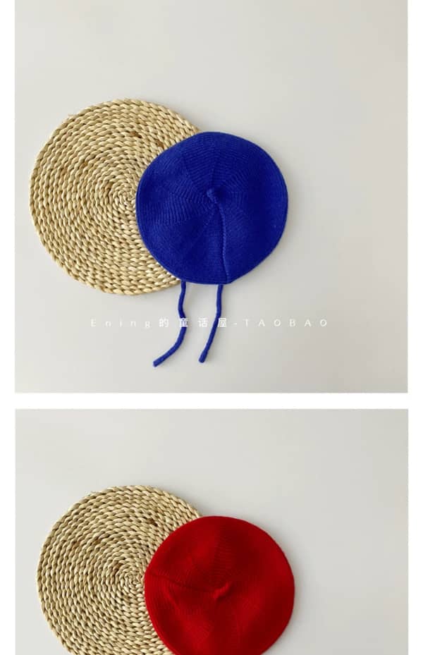 Luxe French Knit Classic Beret