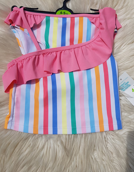 Girls Striped 2piece Swimwear