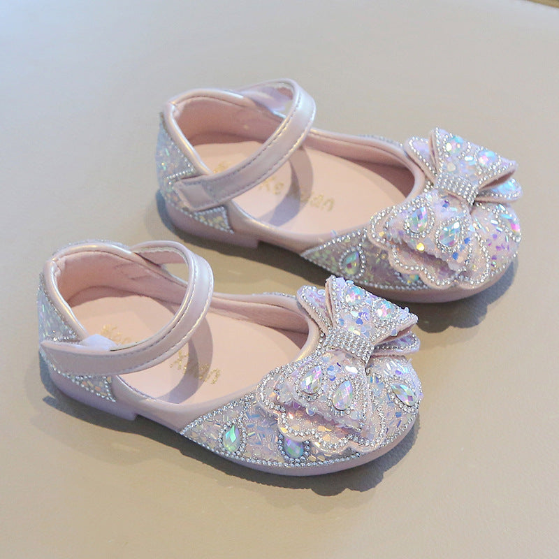 Elle Glimmer Gem Bowknot Flat