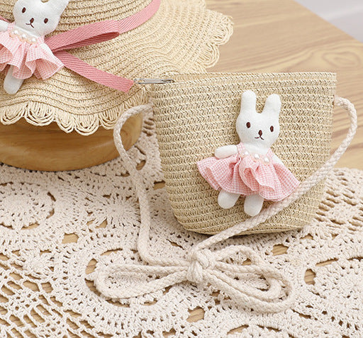 The Amelia Straw Hat & Bag Set