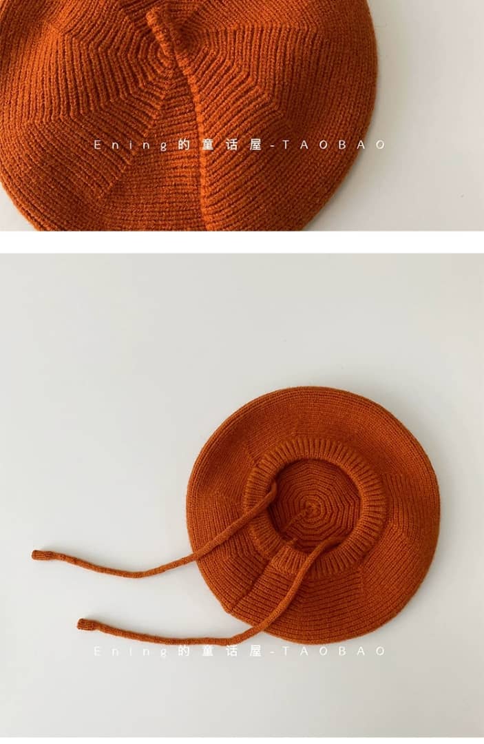 Luxe French Knit Classic Beret