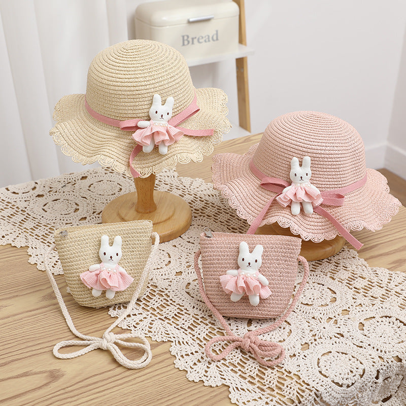 The Amelia Straw Hat & Bag Set