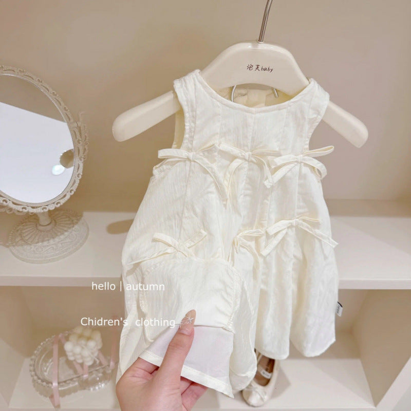 The Mia Bow Detailed Dress