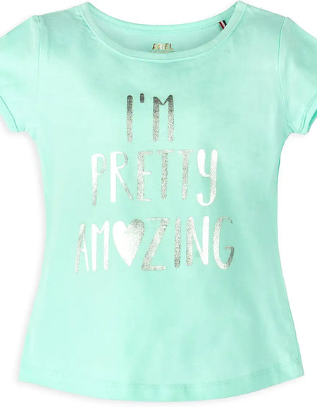 I'M PRETTY AMAZING PRINTED TOP.