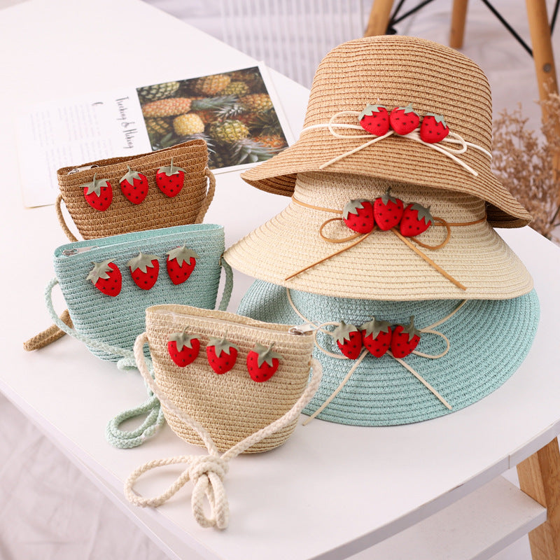 The Amelia Straw Hat & Bag Set