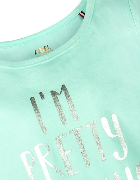 I'M PRETTY AMAZING PRINTED TOP.