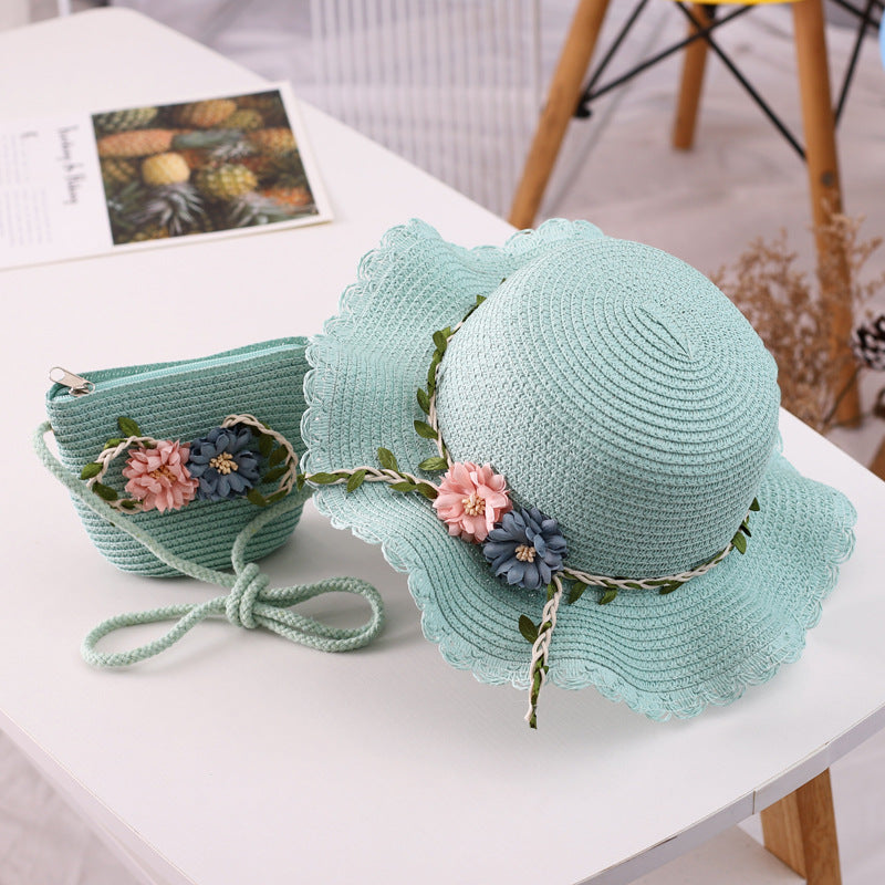 The Amelia Straw Hat & Bag Set