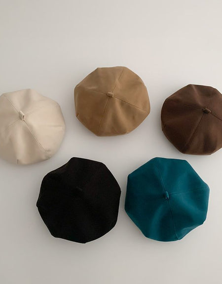 Vintage Kids Suede Beret