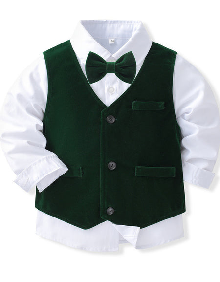 Luxe 4Piece Velvet Suit Set