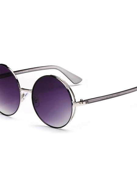 Classic Round Metal Frame Kids Sunglasses.
