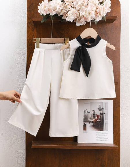 Classy Girls Top & Palazzo Monochrome Set