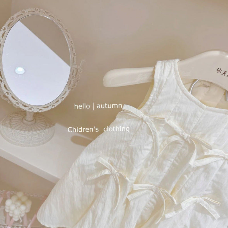 The Mia Bow Detailed Dress