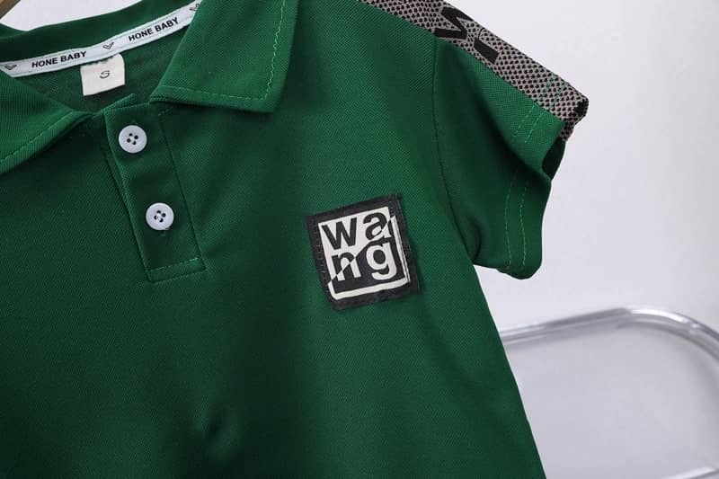 Stylish Boys Logo T-shirt and Short Ensemble.