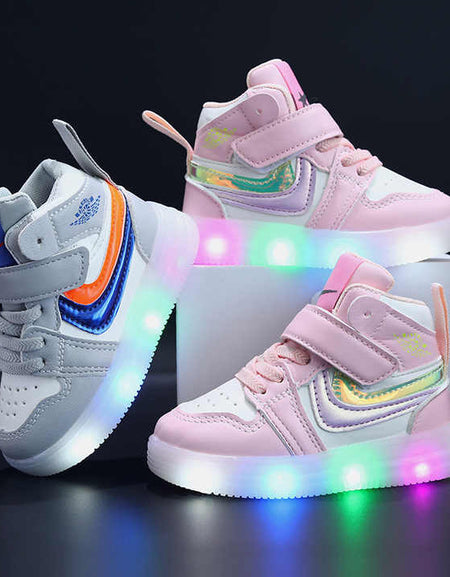 Unisex High Rise Luminous  Sneakers.
