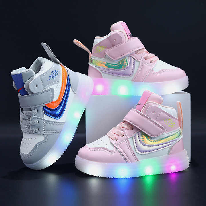 Unisex High Rise Luminous Air Inspired Sneakers.