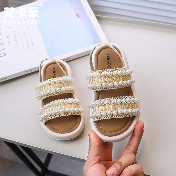 Pearl Studded Princess Sandals