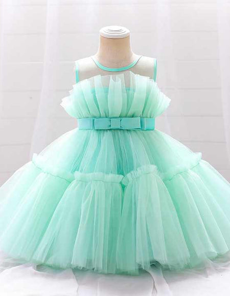 Beautiful Tulle Scalloped Dress / Gown