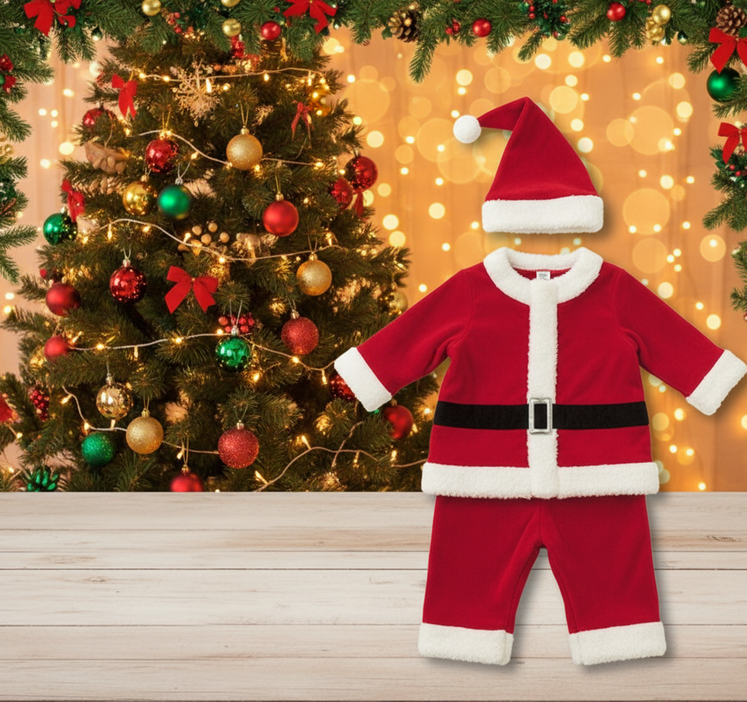 Unisex Santa Claus Outfit / Costume- 3pieces