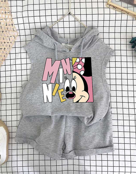 Mickey Mouse Series 2piece Hooded Vest Set