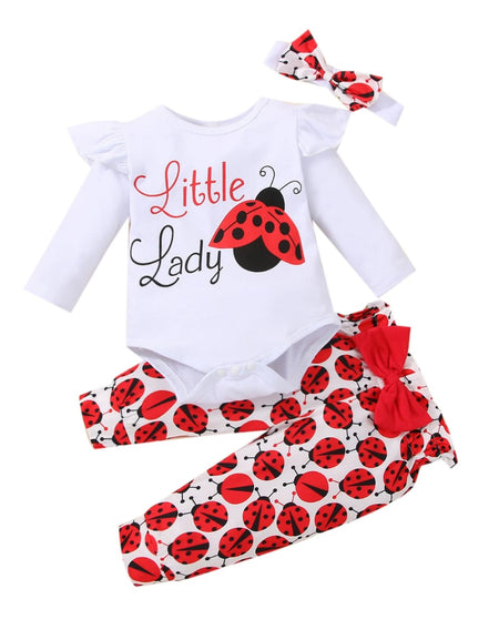 Little Ladybug Bodysuit and Pants 2piece Set