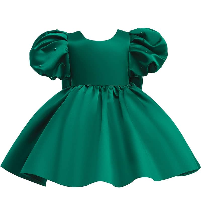 Pearl Baby Puffsleeve Ball Gown