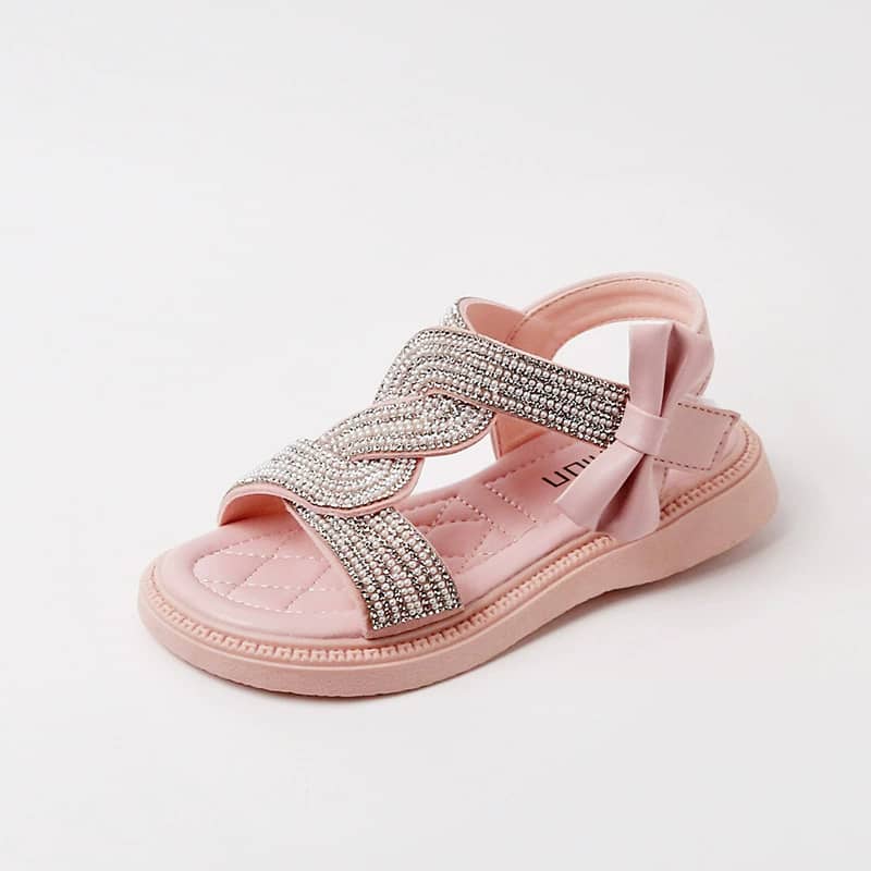 Twisted Studs Girls Sandals