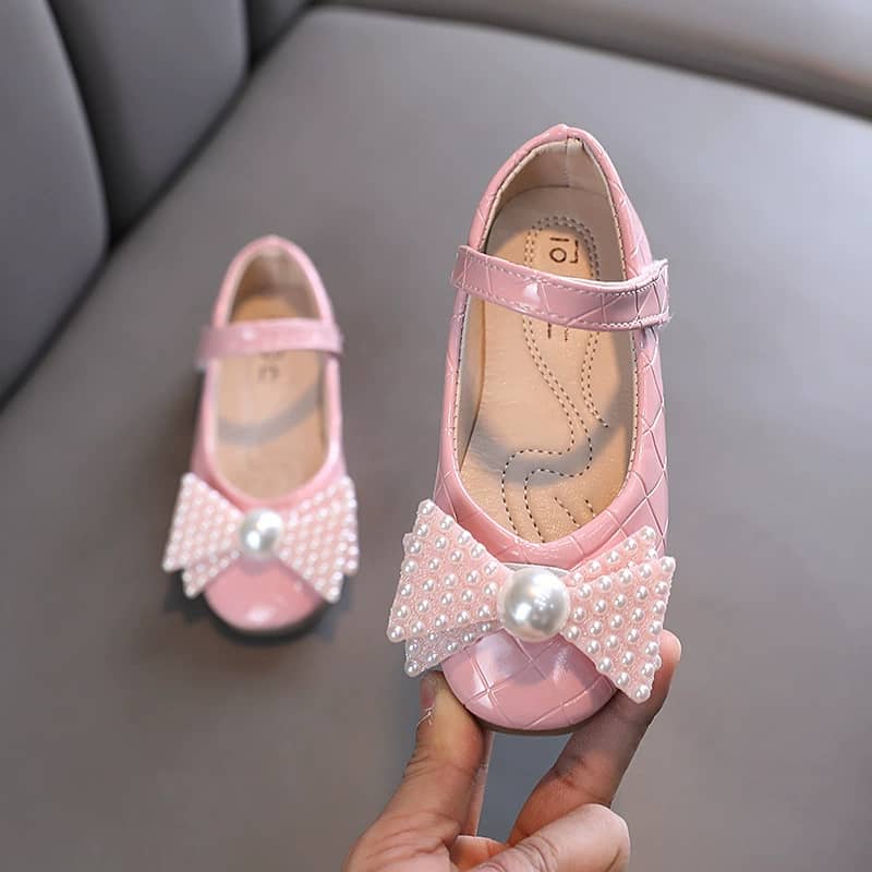 Sally Plaid Patent Bow Shoes