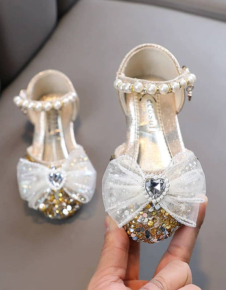 Anne Mesh Bow Princess Shoes