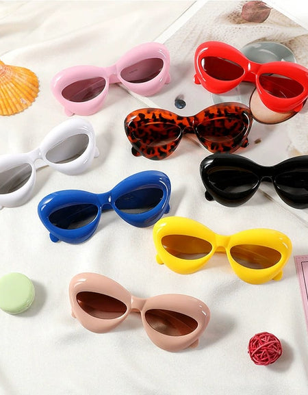 Trendy Inflated Frame Sunglasses
