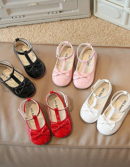 Classic Bow Detail T-Bar Toddler Girls' Shoes