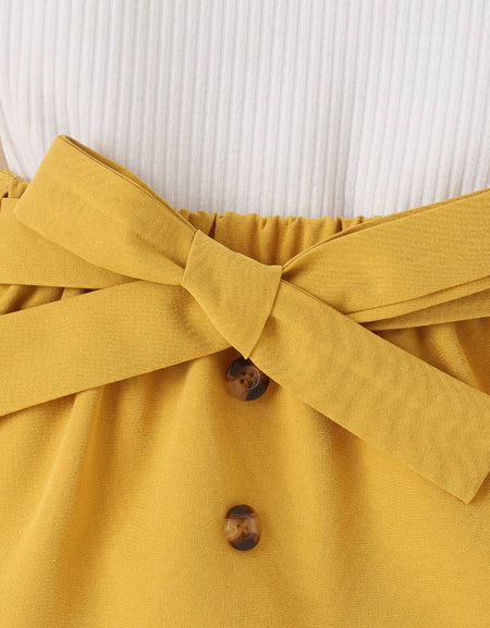 Capsleeve Vest, Skirt and Cap Set