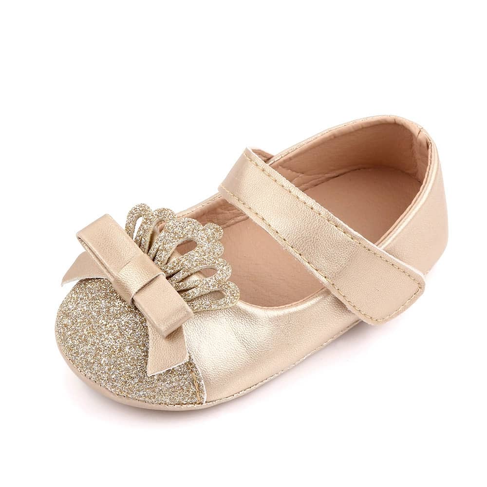 Glittery Princess Baby Shoes