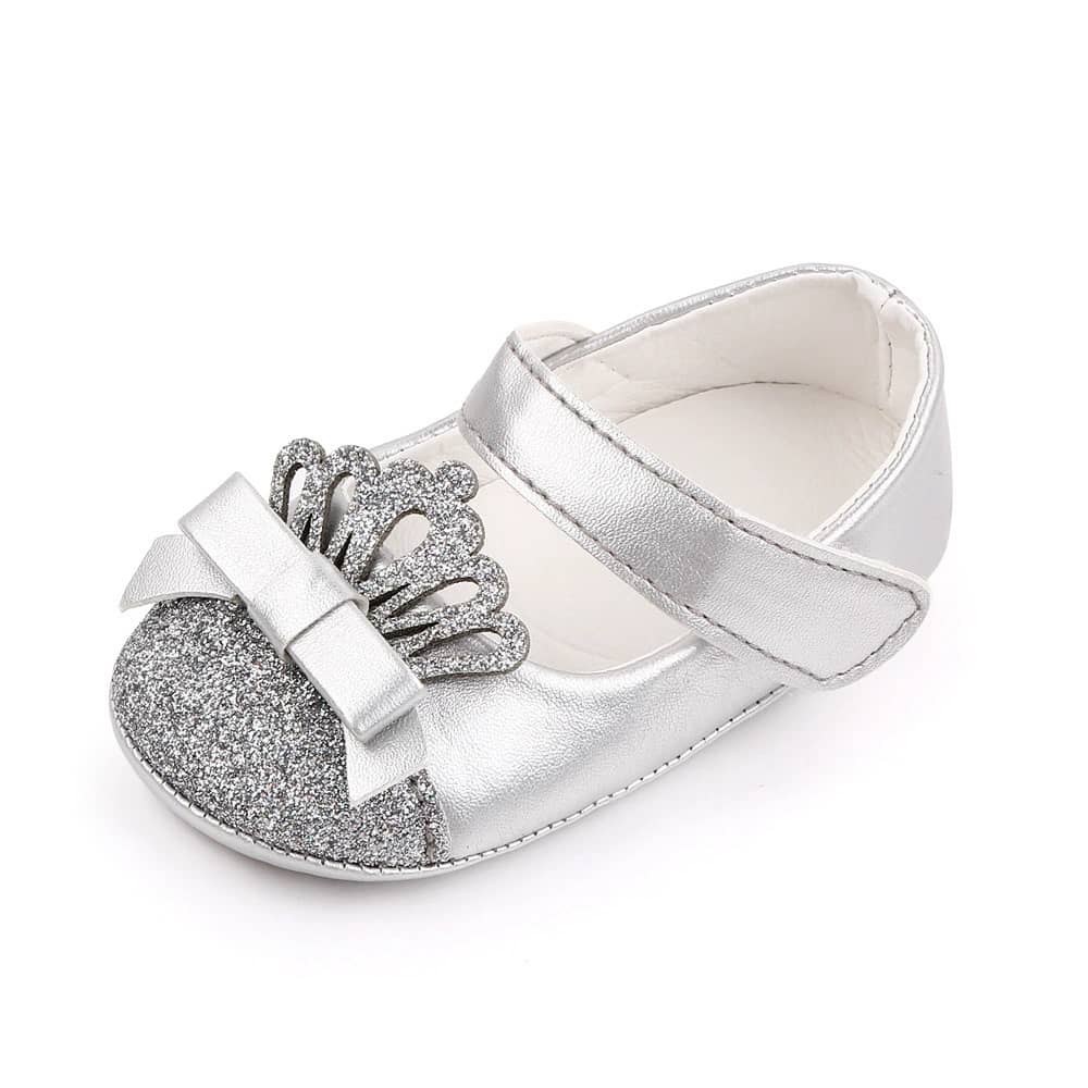 Glittery Princess Baby Shoes