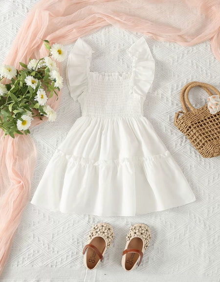 Flutter Cami Smokey Bodice Dress