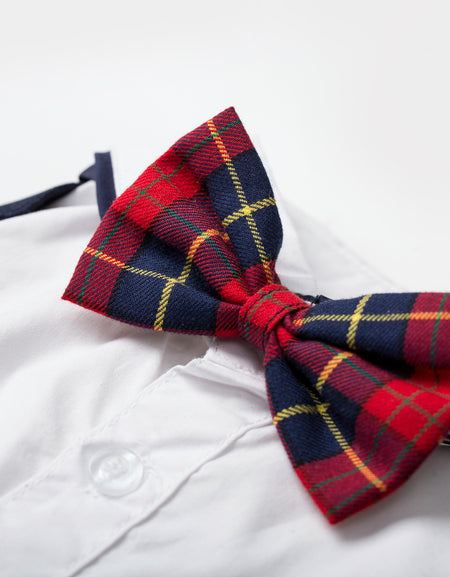 Dapper Boys Tartan Christmas Set