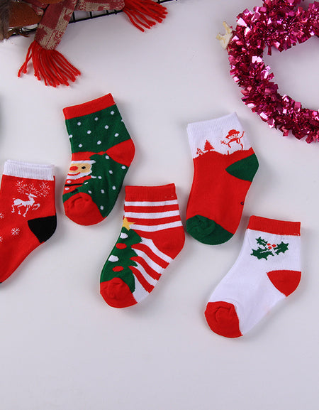 Multicolored Unisex Print Socks