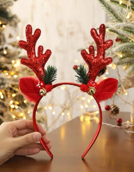 Christmas Alice Bands with 3D Characters