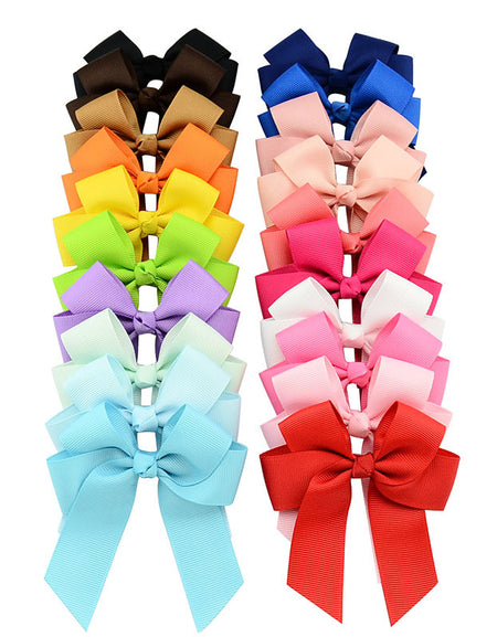 6POINT BOW HAIR CLIPS