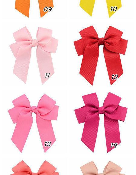 6POINT BOW HAIR CLIPS