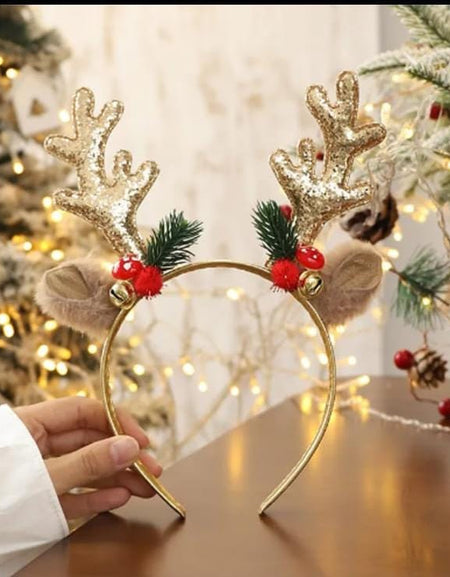 Christmas Alice Bands with 3D Characters